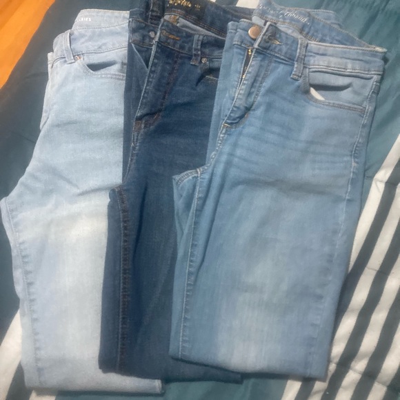 Bundle pants 3 Women’s jeans Size Small + top - Picture 2 of 6